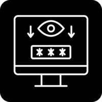 Computer Spyware Vector Icon