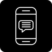 Phone Message Vector Icon