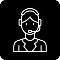 Customer Service Agent Vector Icon