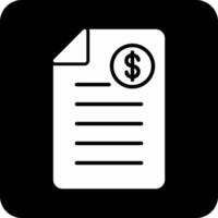 Shopping Invoice Vector Icon