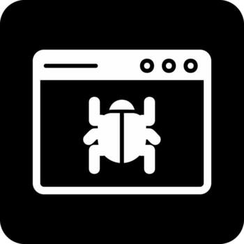 Web Bug Vector Icon