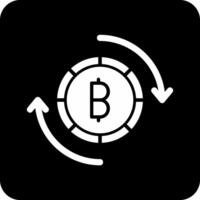 bitcoin intercambiar vector icono