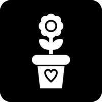 Flower Pot Vector Icon