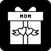 icono de vector de caja de regalo