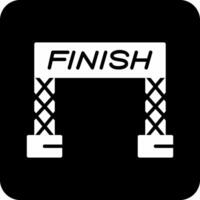 Finish Line Vector Icon