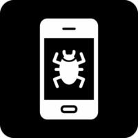 Mobile Virus Vector Icon