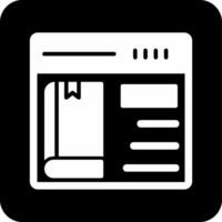 Online Book purchase Vector Icon