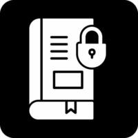 Secure Book Vector Icon