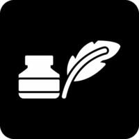 Quill And Ink Vector Icon