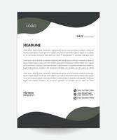 A4 letterhead Design vector template