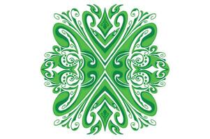 Green Ornament Frame Border Vector Design For Decoration