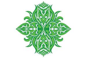 Green Ornament Frame Border Vector Design For Decoration