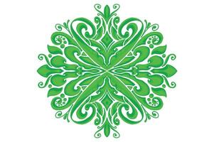 Green Ornament Frame Border Vector Design For Decoration