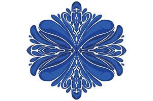 Blue Ornament Frame Border Vector Design For Decorative Element
