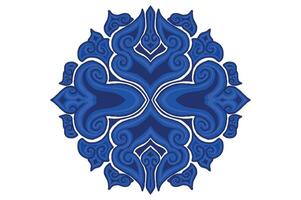Blue Ornament Frame Border Vector Design For Decorative Element