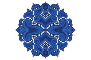 azul ornamento marco frontera vector diseño para decorativo elemento