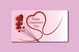 Vector realistic valentine's day background
