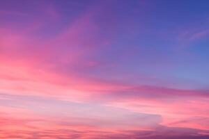 Pastel Dreams A Mesmerizing Canvas Painted in Beautiful Pastel Sky, Unveiling Nature's Tranquil Elegance and Creating a Serene Horizon Brimming with Soft Hues and Ethereal Beauty photo