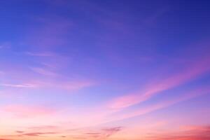 pastel Sueños un fascinante lona pintado en hermosa pastel cielo, revelando de la naturaleza tranquilo elegancia y creando un sereno horizonte rebosante con suave matices y etéreo belleza foto