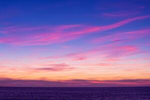 Pastel Dreams A Mesmerizing Canvas Painted in Beautiful Pastel Sky, Unveiling Nature's Tranquil Elegance and Creating a Serene Horizon Brimming with Soft Hues and Ethereal Beauty photo