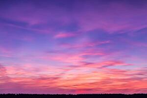 Pastel Dreams A Mesmerizing Canvas Painted in Beautiful Pastel Sky, Unveiling Nature's Tranquil Elegance and Creating a Serene Horizon Brimming with Soft Hues and Ethereal Beauty photo