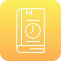 Book Time Limit Vector Icon