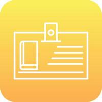 Library Card Vector Icon