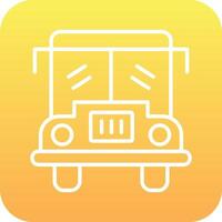 School Bus Vector Icon