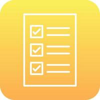 Check List Vector Icon