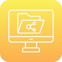 File Sharing Vector Icon