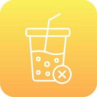 No Soft Drink Vector Icon