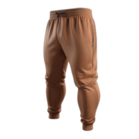 3d rendered Brown sweatpants for sports png