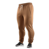 3d rendered Brown sweatpants for sports png