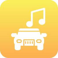 Car Music Vector Icon