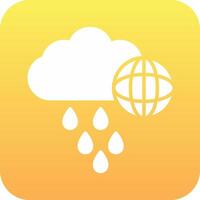 World Rainy day Vector Icon