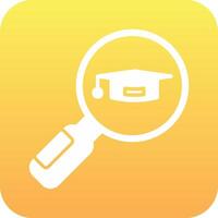 Search University Course Vector Icon