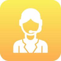 Customer Service Agent Vector Icon