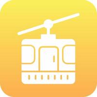 Cable Car Cabin Vector Icon