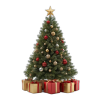 3d rendered christmas tree png