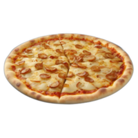 3d rendered Delicious potato onion caramelized pizza png