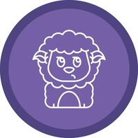 Suspicious Flat Circle Multicolor Design Icon vector