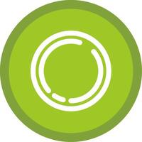 Circle Flat Circle Multicolor Design Icon vector