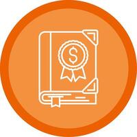 Valuable Flat Circle Multicolor Design Icon vector