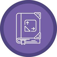Trigonometry Flat Circle Multicolor Design Icon vector