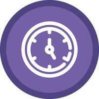Timer Flat Circle Multicolor Design Icon vector
