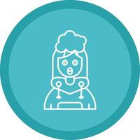 Exploding Flat Circle Multicolor Design Icon vector