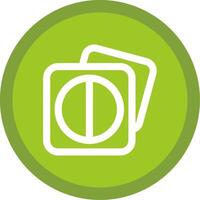 Image highlights Flat Circle Multicolor Design Icon vector