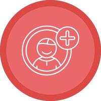 Add Flat Circle Multicolor Design Icon vector