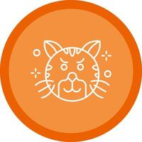 Envy Flat Circle Multicolor Design Icon vector