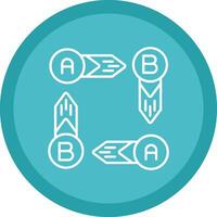 Infographic elements Flat Circle Multicolor Design Icon vector